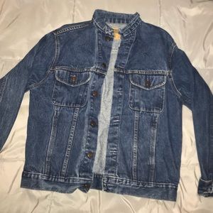 Oversized denim jacket